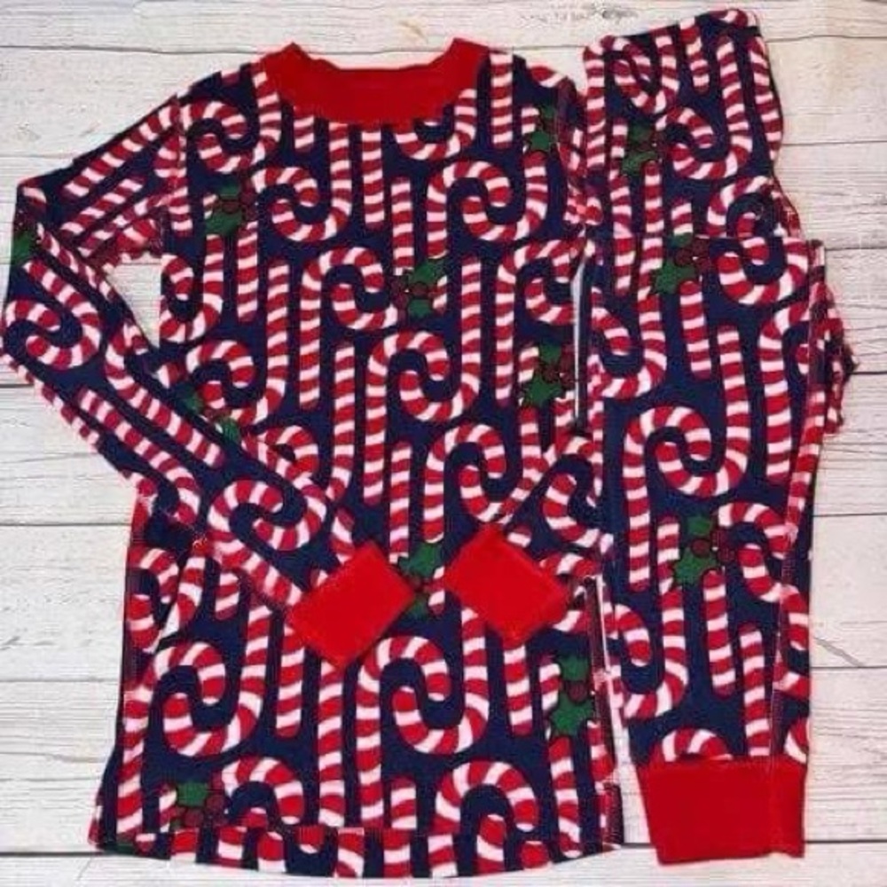 {Hanna Andersson} Candy Canes Pajamas